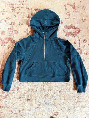 Scuba Oversized Half-Zip Hoodie (XS/S)